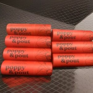 Lot of 7 Poppy & Pout Blood Orange Mint Hydrating Lip Balm
